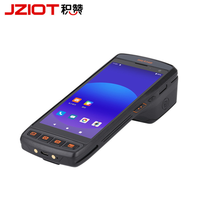 JZIOT SDK ausgestattet drahtloser tragbarer Laser 1D 2D Handheld Android NFC Barcode PDA Scanner mit Drucker