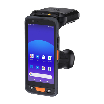 Handheld NFC Reader Writer 2D Barcode Scanner PDA für Android 9000mAh Batterie