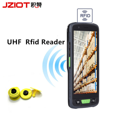 5.5 Zoll PDA JZIOT V9000P Handheld-Terminalgerät mit Android 9.0 RFID NFC 13.56MHZ Multimodaler Terminal
