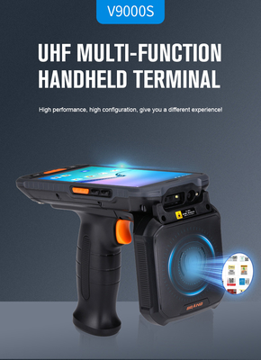 Fabrik direkt liefern UHF 860-960MHz Schwarz ABS Reader RFID-System Handheld PDA für Lagerhaltung