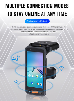 Custom Factory Android 11 4g Rfid Wasserdichtes Mobilgerät Datenterminal Industrielles Handheld Robustes Pdas