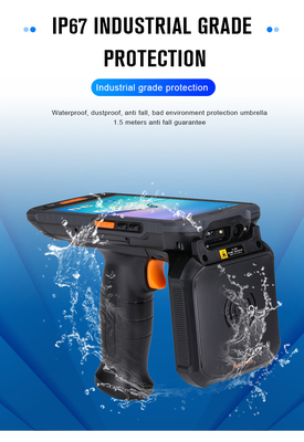 2025 Android Barcode Scanner 9000mAh Handheld Robust Android 11 PDA 4G Wi-Fi Daten RFID Inventar 1D/2D/QR Inventar Scanner